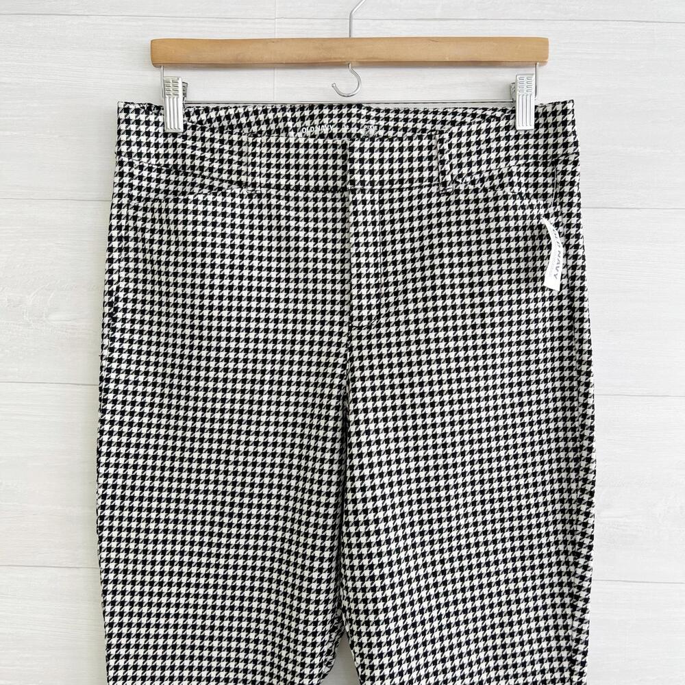 NWT Old Navy Pixie - Black & ivory houndstooth Hi… - image 2